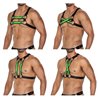 H4RNESS06 Chest Harness 4WAY Blazing Green One Size