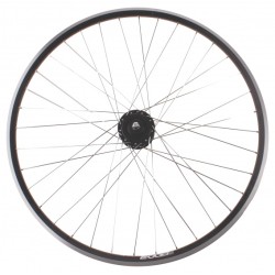 front wheel 28 x 1 5/8 x 1 3/8 inch Shimano hub dynamo black