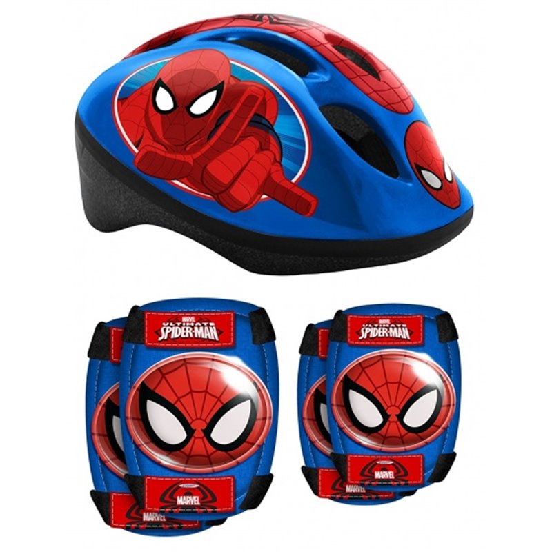 Spider-Man Skate-Schutz 5-teilig 50-56 cm Blau/Rot