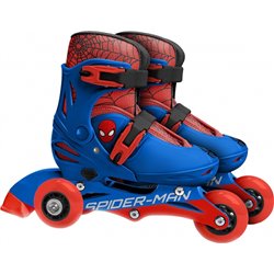 Spider-Man Inline Skates Hardboot Rot/Blau Größe 27-30