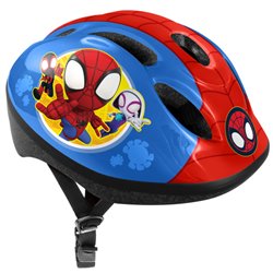 Spidey Bicycle helmet Adjustable Blue/Red size 52-56 cm (S)