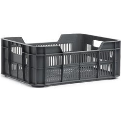 Helsinki Recycled Bicycle Crate 11 Liter Ash Grey