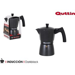 CAFETERA 6 SERV.INDUCCION DARKBLACK QUTTIN