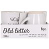 TAZA CAFE CORTADO 200CC OLD LETTER