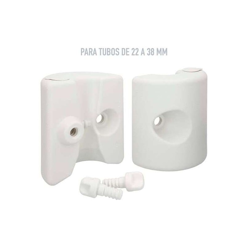 CONJUNTO 4 SOPORTES DE CARPA 23X23X25 CM