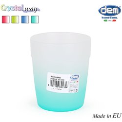 VASO 330CC CRISTALWAY - COLORES SURTIDOS