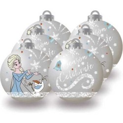 BOLAS NAVIDAD 8CM PACK 6 FROZEN II "MEMORIES"