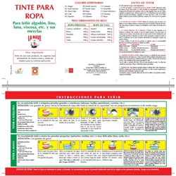 TINTE ROPA LA NAVE - VERDE CLARO