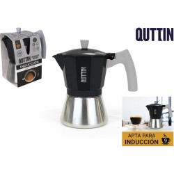 CAFETERA 9 SERV.INDUCCION ACERO/ALU QUTTIN