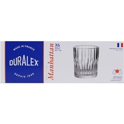 SET 6 VASOS TRANSPARENTE 31CL MANHATTAN