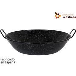 PAELLERA HONDA BORDONADA 55CM-25L JASPEADA