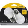 LED SMD ESFÉRICA PLÁSTICO 6W (=40W) 470LM E27 180. 7HSEVENON - 2UDS