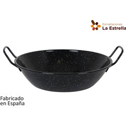 PAELLERA HONDA BORDONADA 36CM - 7L JASPEADA