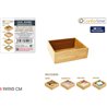 CAJA ORDENACION BAMBU 9X9X5CM