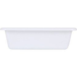 CUBETA PEQUEСA BLANCA 37X23X7CM/3.6L BOB