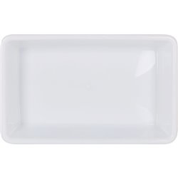 CUBETA PEQUEСA BLANCA 37X23X7CM/3.6L BOB