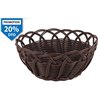 CESTA PP REDONDA WENGUE 20X9CM