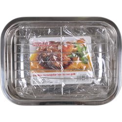 BANDEJA RECTANGULAR HONDA C/GRILL 27,5X20CM PRIVILEGE