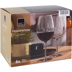 EK SET 6 COPAS VINO 59CL DEGUSTATION