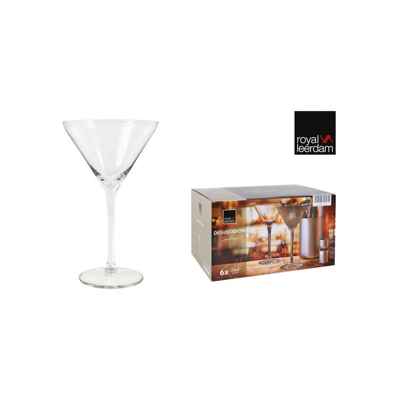 SET 6 COPAS COCTEL 26CL DEGUSTATION