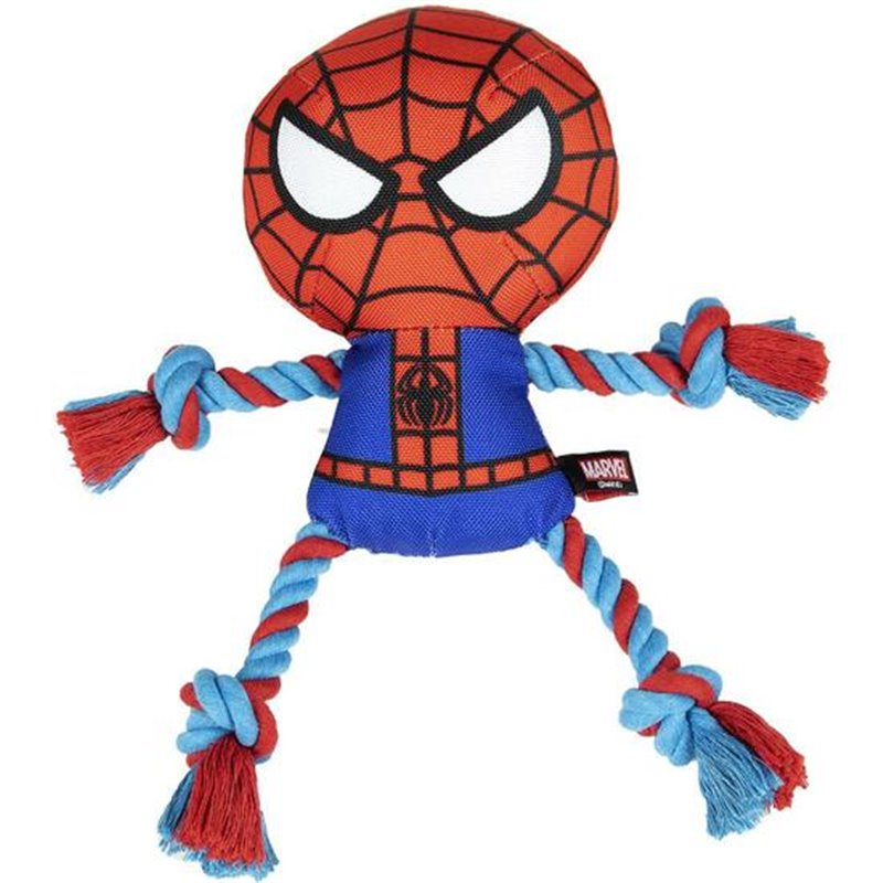 CUERDA DENTAL PARA PERRO SPIDERMAN RED