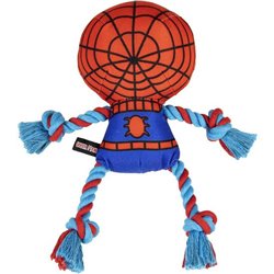 CUERDA DENTAL PARA PERRO SPIDERMAN RED