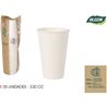 SET-35 VASO BLANCO CARTON 330CC ALGON