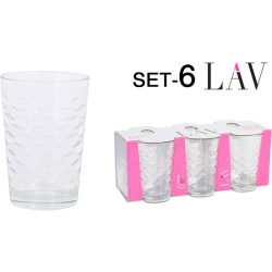 SET 6 VASOS AGUA 205CC SEDEF