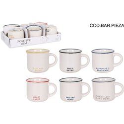 TAZA CAFE EXPRESO 90CC POSITIVE RIM