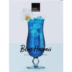 SET 4 COPAS HURRICANE 44CL COCKTAILS