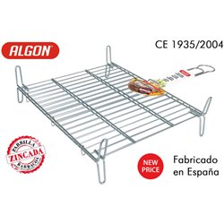 PARRILLA BARBACOA 40X45CM DOBLE - Teknashop Ltd