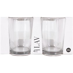 SET 4 VASOS SIDRA 520CC BEST OFFER