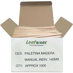 PALETINAS DE MADERA LEAFWARE 1000 UNIDADES