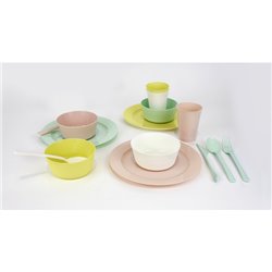 SET 12 CUBIERTOS PP PASTEL DEM