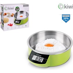 BASCULA COCINA DIGITAL 5KG BOL INOX