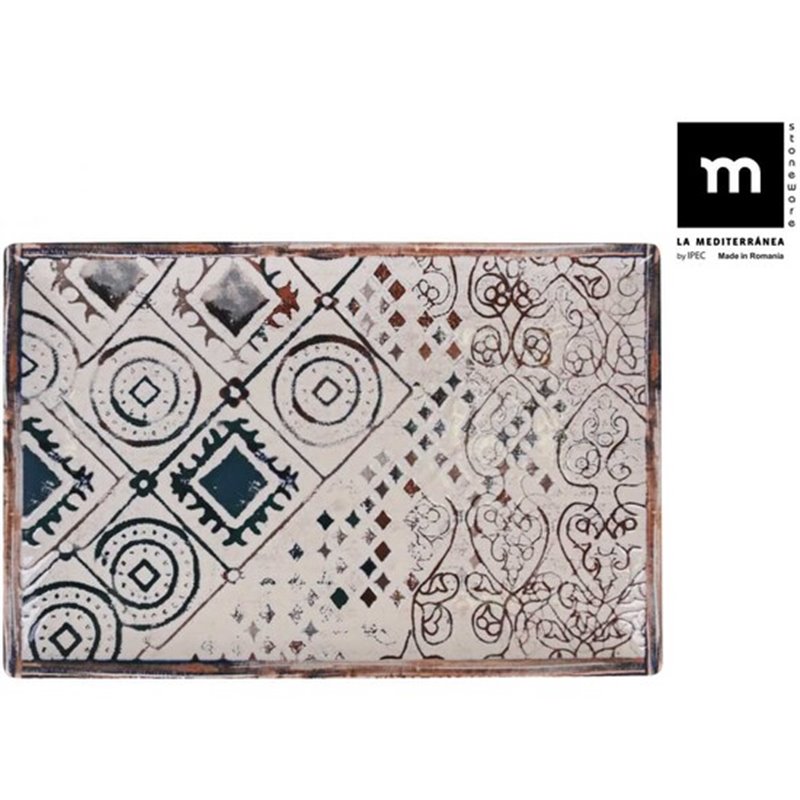 FUENTE RECTANGULAR 30X20CM GRECIA ELITE BRILLO