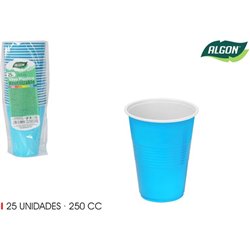 SET-25VASO BICOLOR AZ LIGHT-BL 250 ALGON