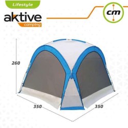 CARPA DE CAMPING CON MOSQUITERAS 350X350X260 CM