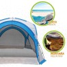 CARPA DE CAMPING CON MOSQUITERAS 350X350X260 CM