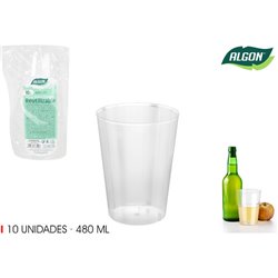 SET-10 VASO SIDRA PP 480ML ALGON