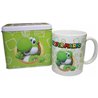 SET TAZA + HUCHA YOSHI SUPER MARIO BROS NINTENDO