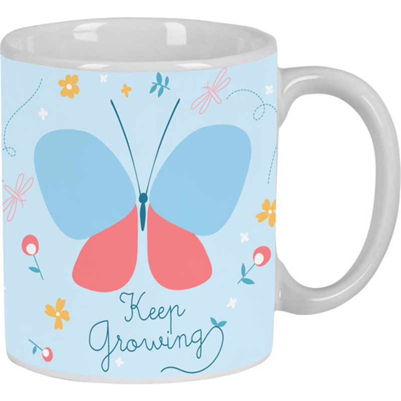 TAZA GRANDE BLACKFIT8 "MARIPOSA"