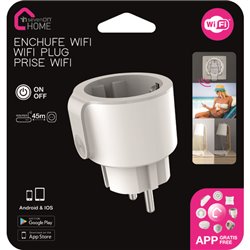 CLAVIJA 1 TOMA SCHUKO CONTROL WIFI VIA APP