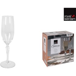 P24 SET 6 COPAS CHAMPAGNE 21CL GOTICA