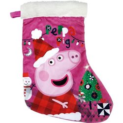 CALCETIN PAPA NOEL 42CM PEPPA PIG "COSY CORNER"