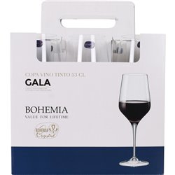 COPA VINO 53CL CRISTAL BOHEMIA GALA