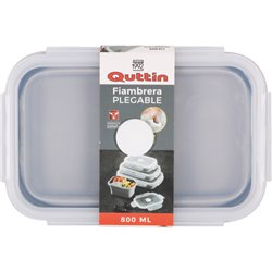 FIAMBRERA SILICONA RECTANGULAR 800ML QUTTIN