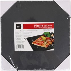 PLATO PIZARRA 25X25CM ELITE