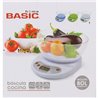 BASCULA COCINA DIGITAL 5KG C/BOL BASIC HOME