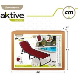 TUMBONA POLYESTER GRANATE AKTIVE 190X58X32/82CM